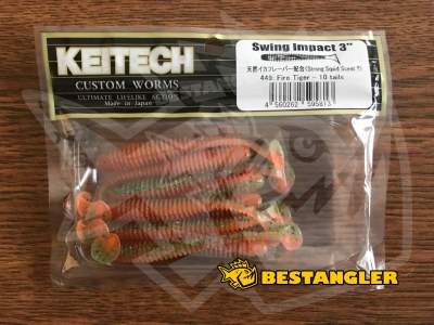 Keitech Swing Impact 3" Fire Tiger - #449