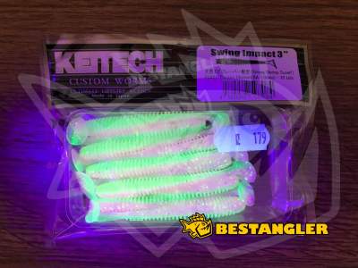 Keitech Swing Impact 3" Electric Chicken - BA#01 - UV