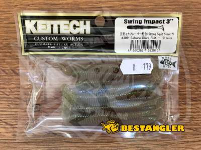 Keitech Swing Impact 3" Sahara Olive FLK - #309