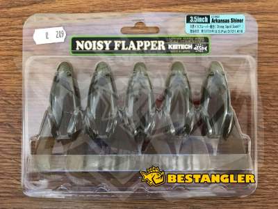 Keitech Noisy Flapper 3.5" Arkansas Shiner - CT#02