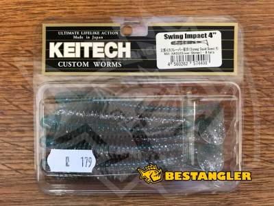 Keitech Swing Impact 4" Hasu (Silver Shiner) - #431