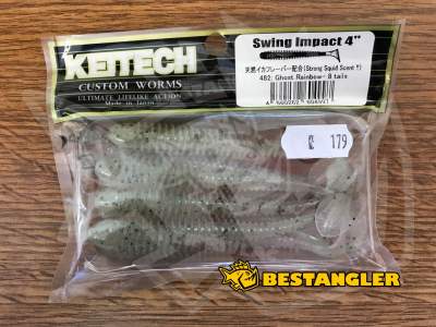 Keitech Swing Impact 4" Ghost Rainbow - #482