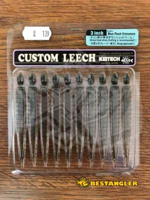 KEITECH Custom Leech 3" Blue Flash Cinnamon - #434