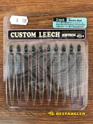 KEITECH Custom Leech 3" Electric Shad - #440