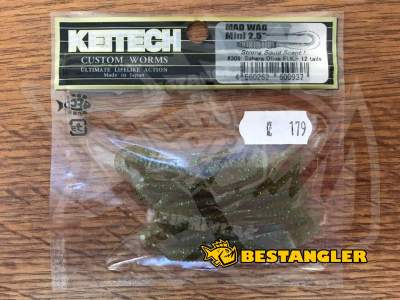 Keitech Mad Wag 2.5" Sahara Olive FLK - #309