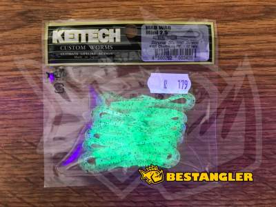 Keitech Mad Wag 2.5" Chartreuse PP. - #106 - UV