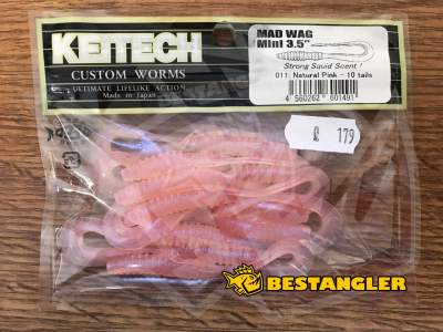 Keitech Mad Wag 3.5" Natural Pink - #011