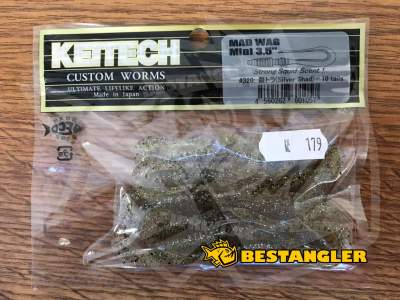 Keitech Mad Wag 3.5" Silver Shad - #320