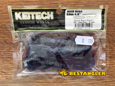 Keitech Mad Wag 4.5" June Bug - #307