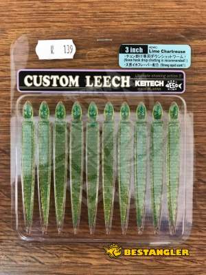 KEITECH Custom Leech 3" Lime / Chartreuse - #424