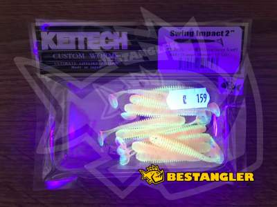 Keitech Swing Impact 2" Orange Shiner - #441 - UV