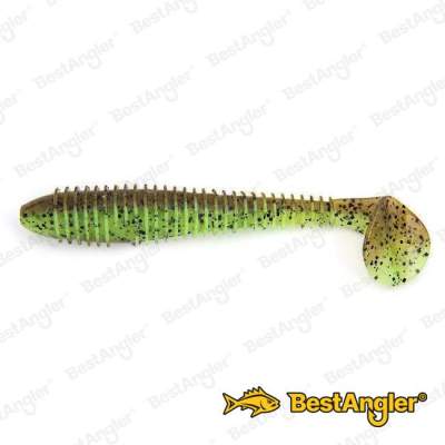 Keitech FAT Swing Impact 7.8" Green Pumpkin Chartreuse