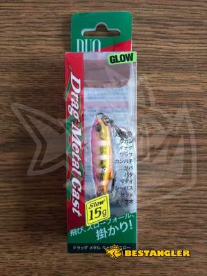 DUO Drag Metal Cast SLOW 15g Pink Gold Zebra Glow - PDA0045