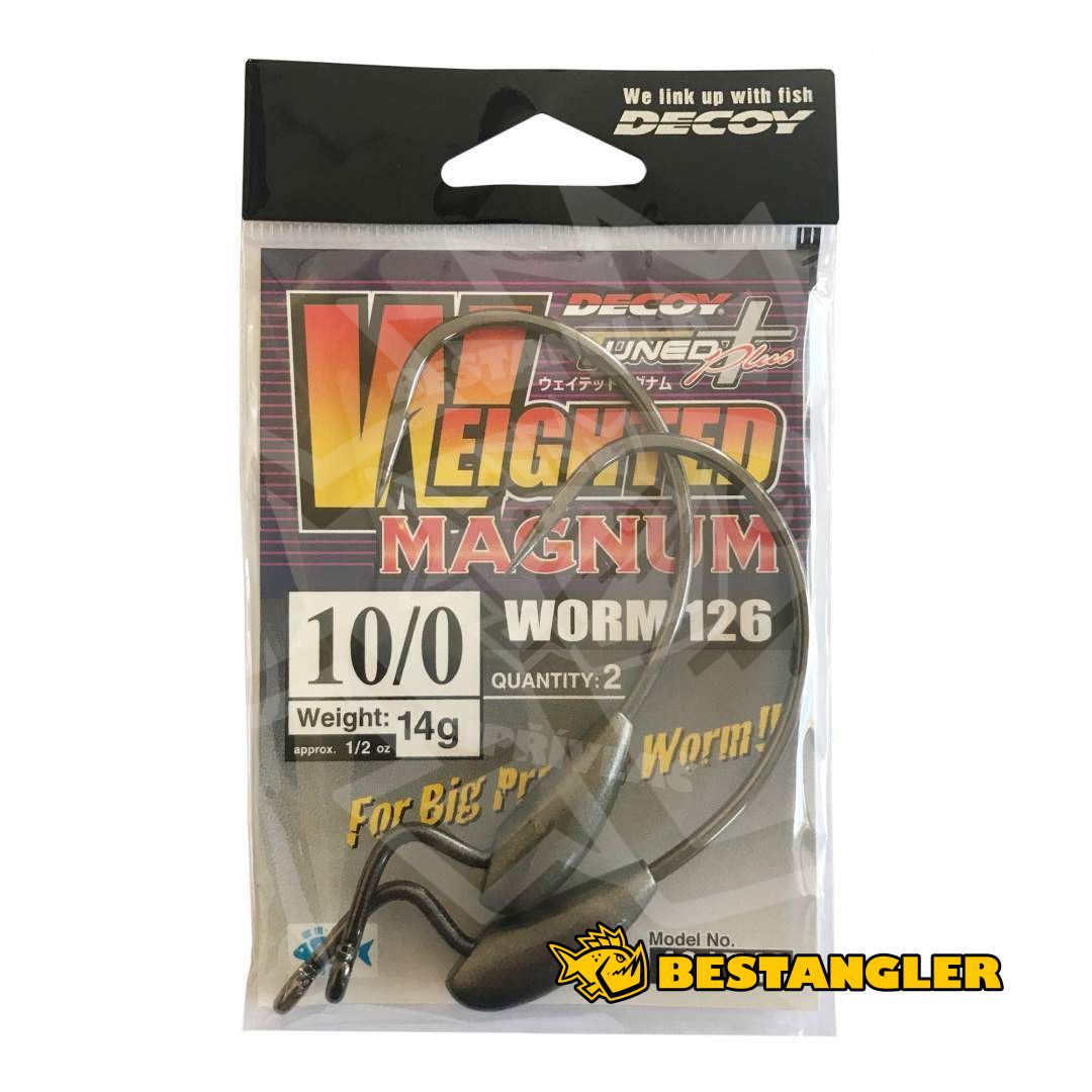 DECOY Worm 126 Weighted Magnum #10/0 - 401743