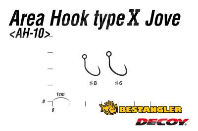 DECOY Area Hook Type X Jove #8 - 827543