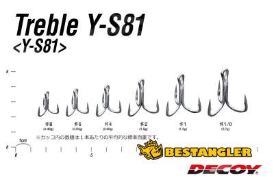 DECOY Treble Y-S81 #8 - 819500