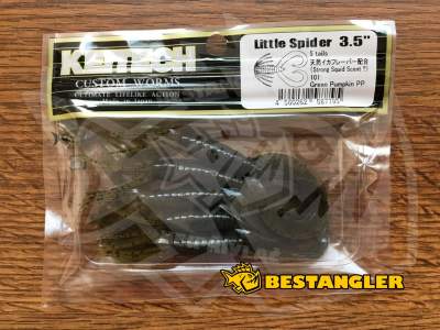 Keitech Little Spider 3.5" Green Pumpkin PP. - #101