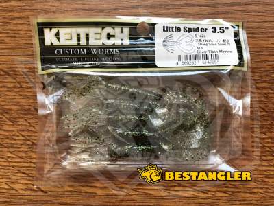 Keitech Little Spider 3.5" Silver Flash Minnow - #416