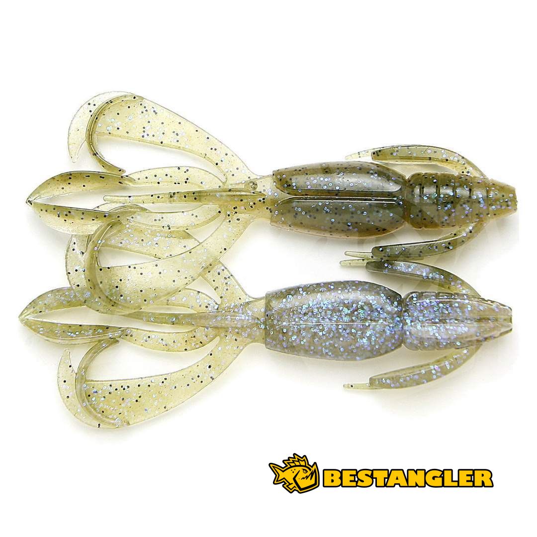Keitech Crazy Flapper 3.6" Electric Green Craw - #464