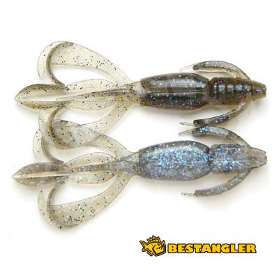 Keitech Crazy Flapper 3.6" Electric Smoke Craw - #462