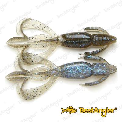 Keitech Crazy Flapper 3.6" Electric Smoke Craw