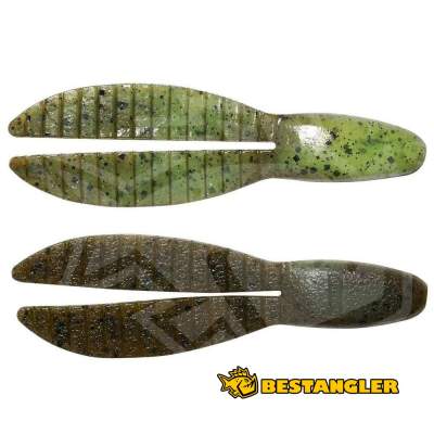 Keitech Flex Chunk 3" Medium Green Pumpkin Chartreuse