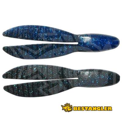 Keitech Flex Chunk 4" Large Black Blue - #413