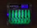 Keitech Flapper Grub 4" Lime Chartreuse - #424 - UV