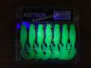 Keitech Flapper Grub 4" Toxic Chart - LT#25 - UV