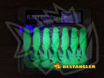 Keitech Flapper Grub 4" Toxic Chart - LT#25 - UV