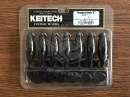 Keitech Flapper Grub 4" Black - #001