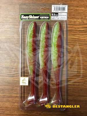 Keitech Easy Shiner 6.5" Chartreuse Silver Red - CT#25