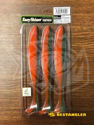 Keitech Easy Shiner 6.5" UV Lime / Orange - CT#27