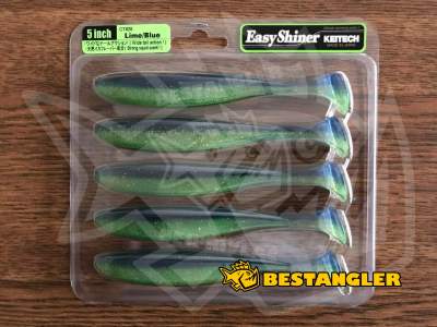 Keitech Easy Shiner 5" Lime / Blue - CT#26