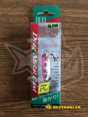DUO Drag Metal Cast SLOW 15g Pink Zebra Glow PDA0171