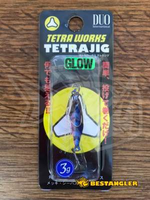 DUO Tetra Works Tetra Jig 3g Blue Pink Zebra Glow - PHA0040