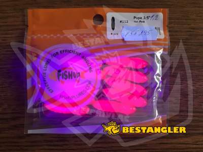 FishUp Pupa 1.2" #112 Hot Pink - UV