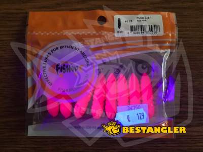 FishUp Pupa 1.5" #112 Hot Pink - UV