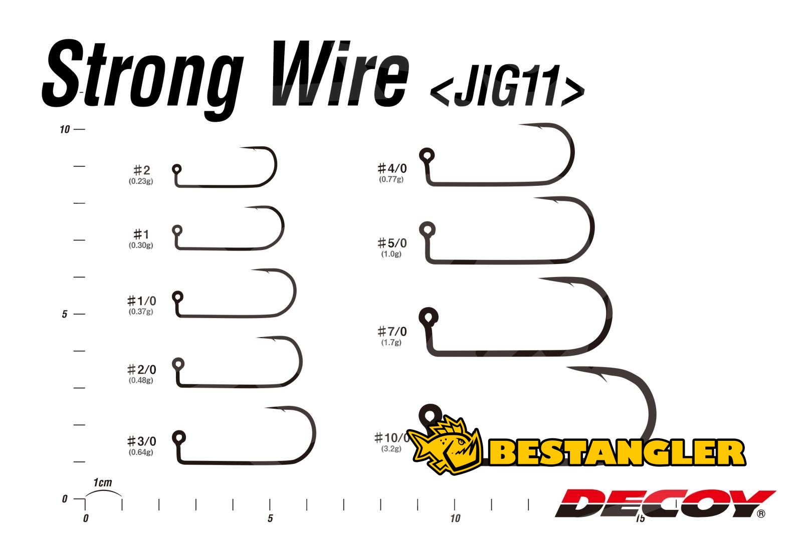 DECOY Jig 11 Strong Wire #1/0