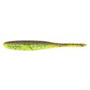 Keitech Shad Impact 4" Green Pumpkin Chartreuse - #401