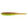 Keitech Shad Impact 4" Motoroil / Chartreuse