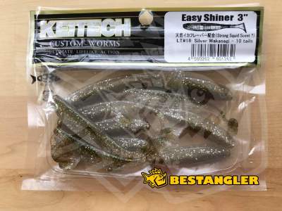 Keitech Easy Shiner 3" Silver Wakasagi - LT#18