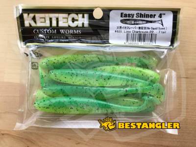Keitech Easy Shiner 4" Lime Chartreuse PP. - #468