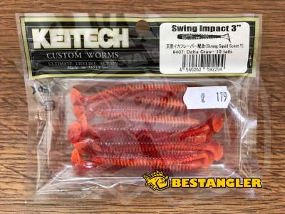 Keitech Swing Impact 3" Delta Craw - #407