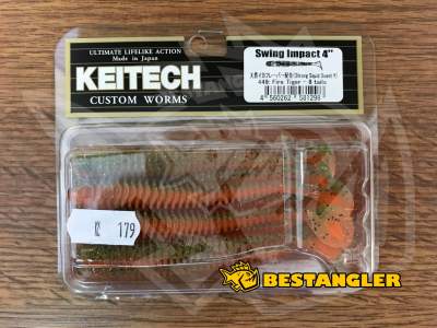 Keitech Swing Impact 4" Fire Tiger - #449