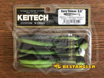 Keitech Easy Shiner 3.5" Fire Shad - CT#20