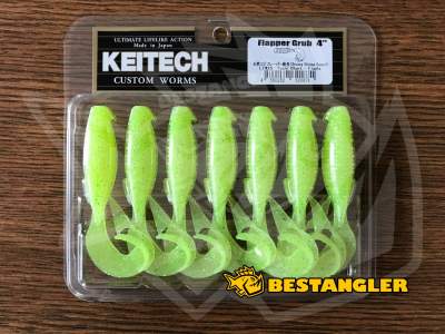 Keitech Flapper Grub 4" Toxic Chart - LT#25