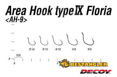 DECOY Area Hook Type IX Floria #14 - 823118