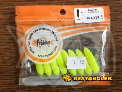 FishUp Pupa 1.5" #111 Hot Chartreuse