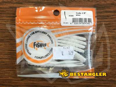 FishUp Scaly 2.8" #009 White